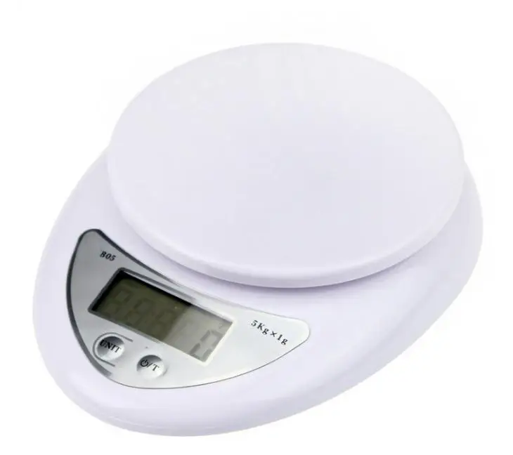 

100pcs 5000g /1g 5kg Food Diet Postal Kitchen Scales Digital scale balance weight LED electronic scale With backlight SN686