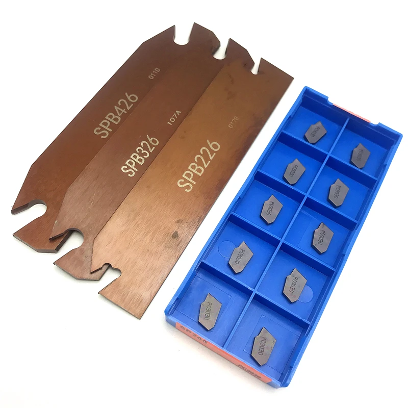 SPB26-2 SPB32-3 SPB32-4 CNC الخارجية شفرة قاطعة تثبيت كربيد إدراج مخرطة معدنية أداة SP200 SP300 SP400 الحز إدراج