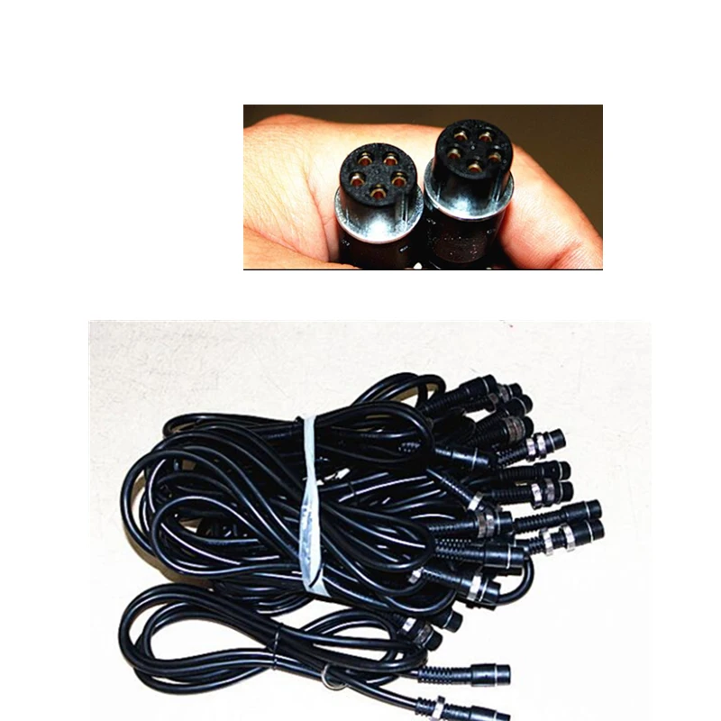 

5pcs power connection cable for HIOS CL-3000/CL-4000 / CL-6500 power granted five -wire power cord 2m