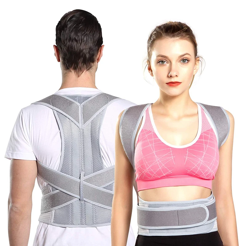 Back Support Belt Men Women Adjustable Posture Corrector Lumbar Back Support Brace Breathable Deportment Corset For Spine