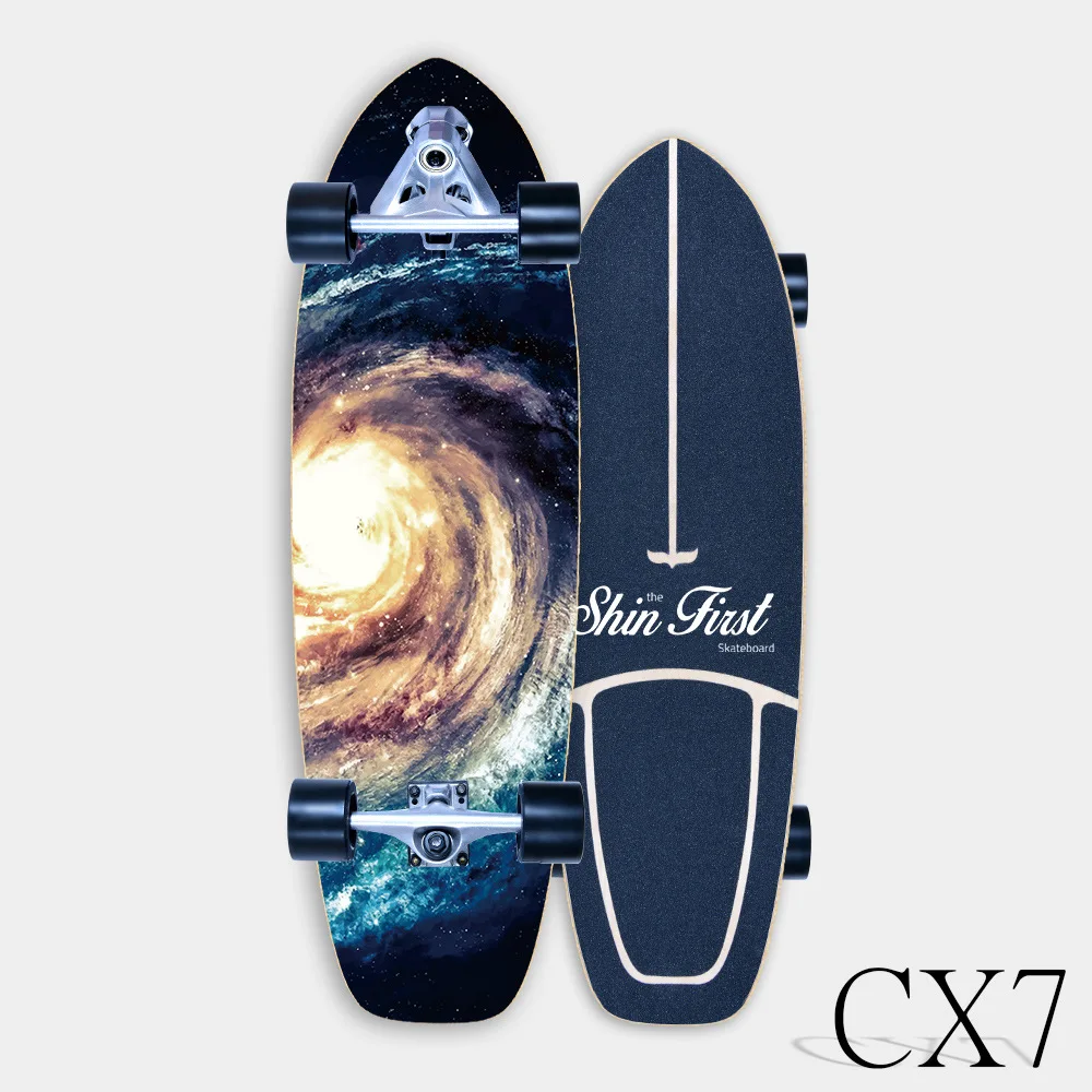 

Land Surfboard Skateboard Cx7 Professional Street Brushing Beginners Surfing Skiing Practice Board Surf Land Skate Boards