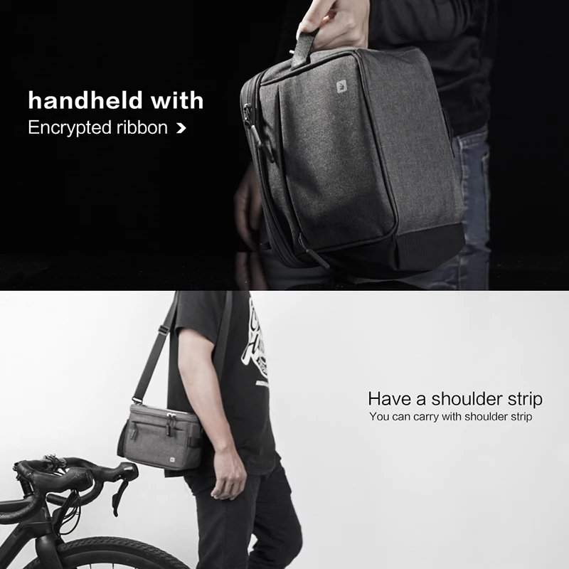 Rhinowalk Waterproof Bicycle Bag Bike Phone GPS Bag Touch Screen Handlebar Front Tube Bag Shoulder Bag Frame Bag