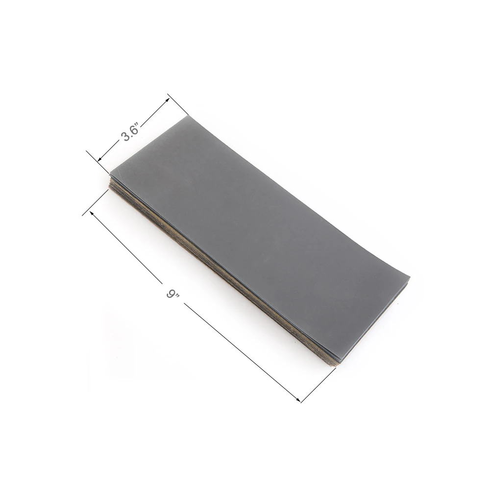 90pcs/pack Rectangular Waterproof Abrasive Paper P400-3000 Sandpapers Use for Grinding and Polishing