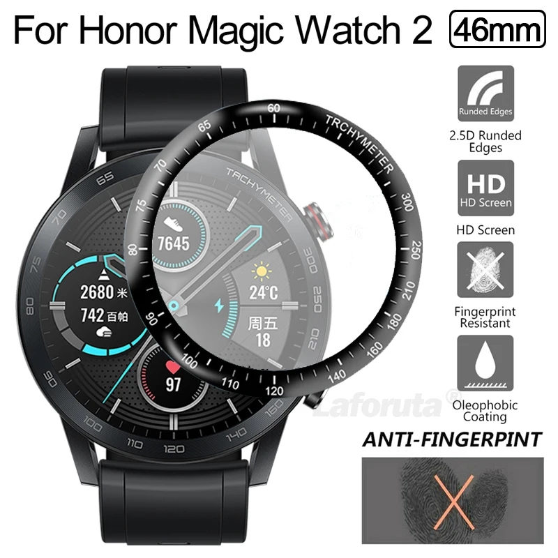 3D Curved Soft Full Cover Screen Protector Ultra-thin HD Clear For Honor Magic watch 2 46mm Smart Watch Accessories (Not Glass) for vivo iqoo 12 5g 2pcs imak curved full screen hydrogel film protector