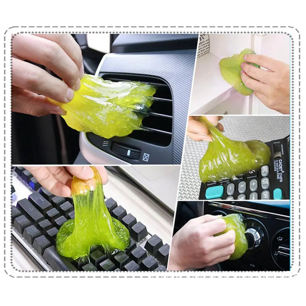 Magic Dust Cleaner Compound Super Clean Slimy Gel For Phone Cameras Laptop Pc Computer Keyboard Cleaner Car Clean Care