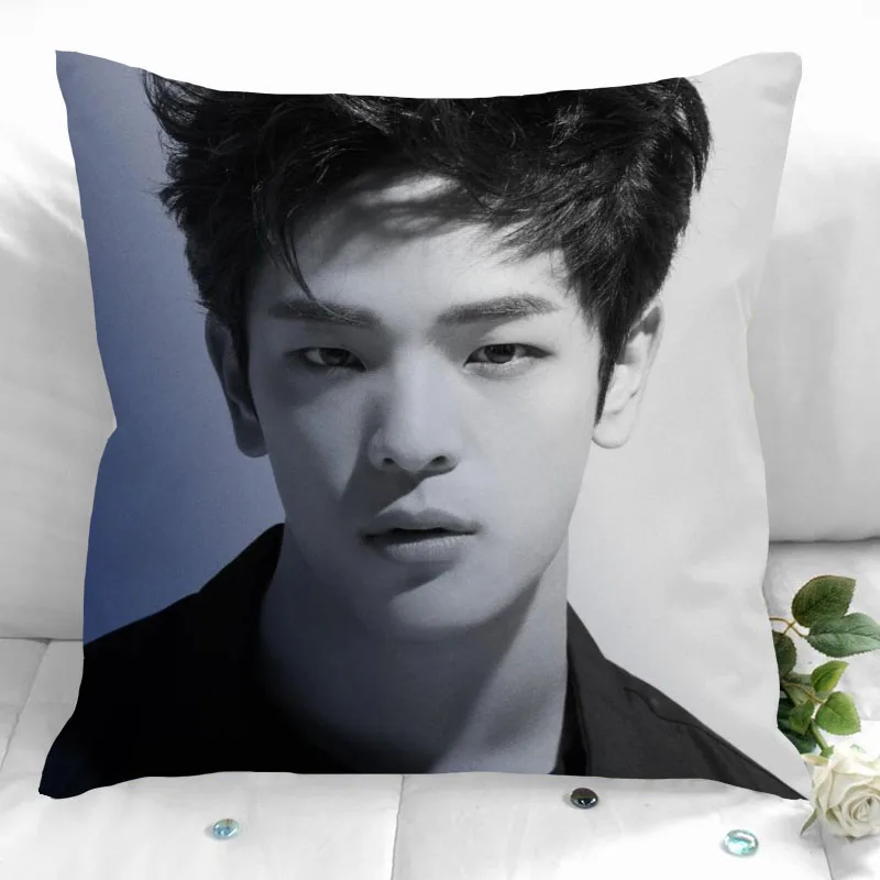 New Custom Kim Jin Woo Pillowcases Printed Square Pillowcase Home Decorative Zipper Pillow Cover 35X35cm40X40cm(One Side)