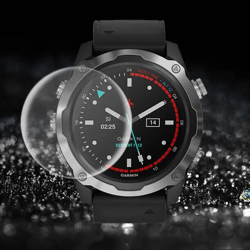 5 Buah Pelindung Jam Tangan Pintar Film Pelindung Bening TPU Lembut untuk Garmin Descent Mk2 / MK2i Pelindung Penutup Layar Perlindungan