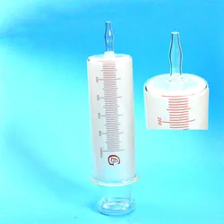 Large Glass Syringes 1000ml With Glass Caliber / Ruhr Locks Caliber Glass Enema Sausage Device Sample Extractor Injector 1000cc