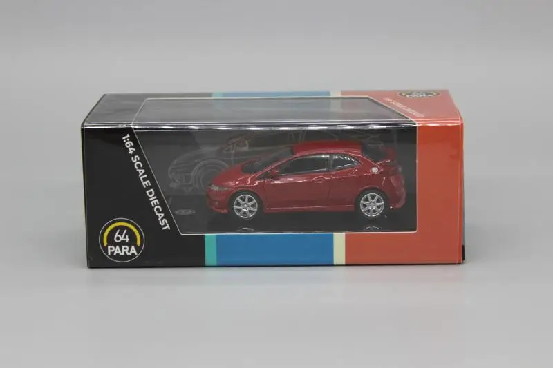 Para MODEL 1:64 HONDA Civic Type-R FN2 EURO Limited collection of die-cast alloy car model ornaments