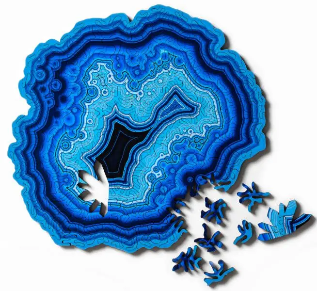 2021 New Heteromorphic Agate Wooden Jigsaw Puzzle Extremely High Difficulty Level