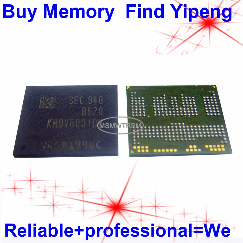 KMDV6001DM-B620 254FBGA EMCP 128+32 128GB RPMB clean empty data Memory Flash KMDV6001DM