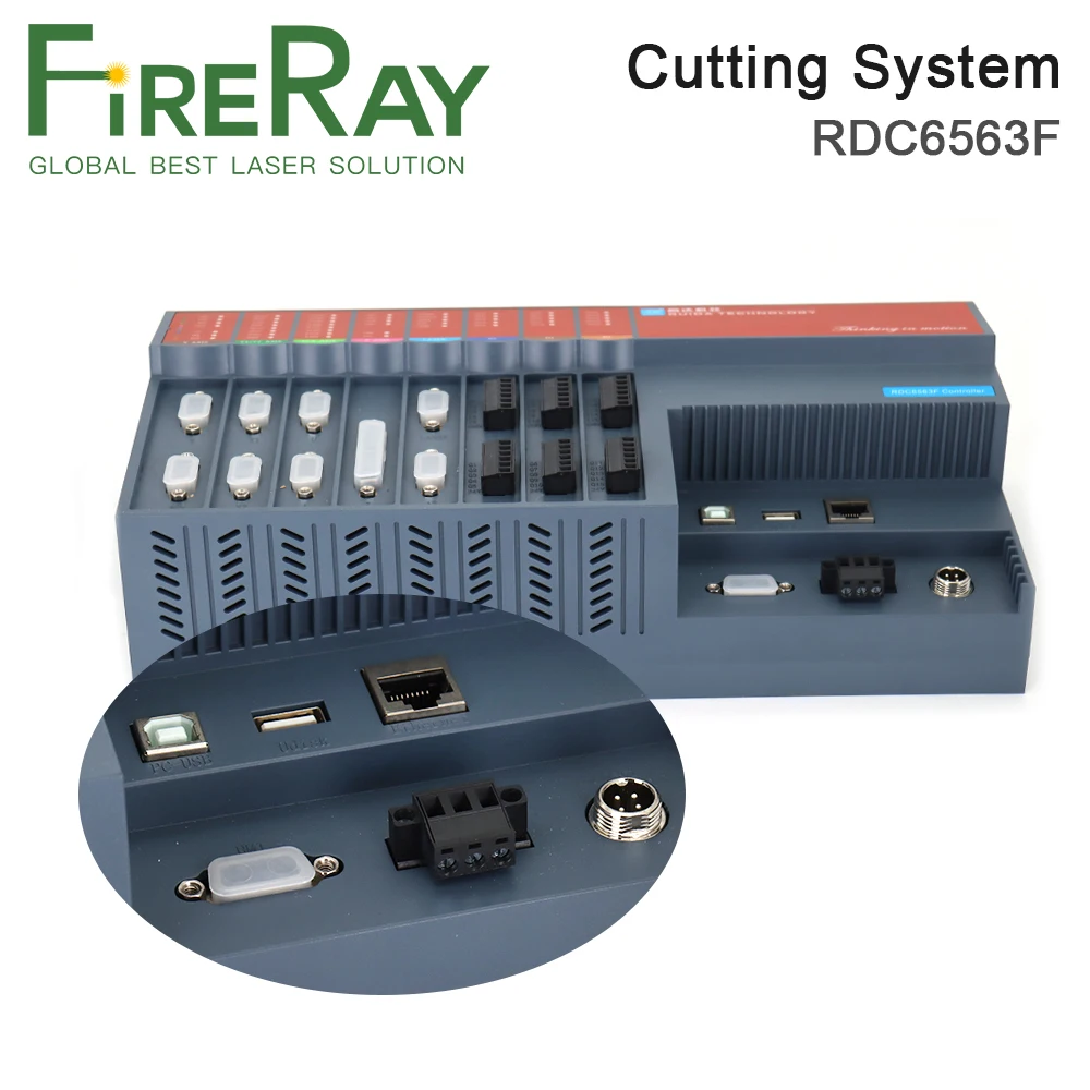 FireRay Ruida RDC6563F Standalone Fiber Laser Cutting Controller Use for Laser Below 1500W Machine