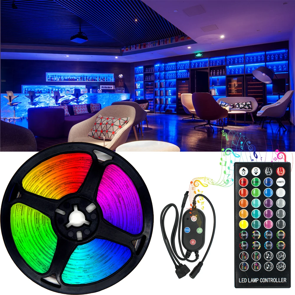 

Bluetooth Christmas LED Lamps luces LED RGB 5050 SMD 2835 Waterproof Flexible Ribbon DC12V 5M 10M 15M Holiday Decor LED Strips