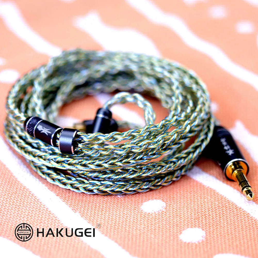 

FENGEU HAKUGEI FLOWER BROCADE LV BU Graphene ternary hybrid HiFi Earphone Upgrade Cable MMCX 2Pin 0.78mm for KXXS S8 i99 T9iE