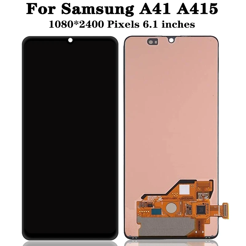 100% Test For Samsung  A41 A415 A415F A415F/DS LCD display Screen Touch panel Digitizer Assembly For Samsung A415 Display