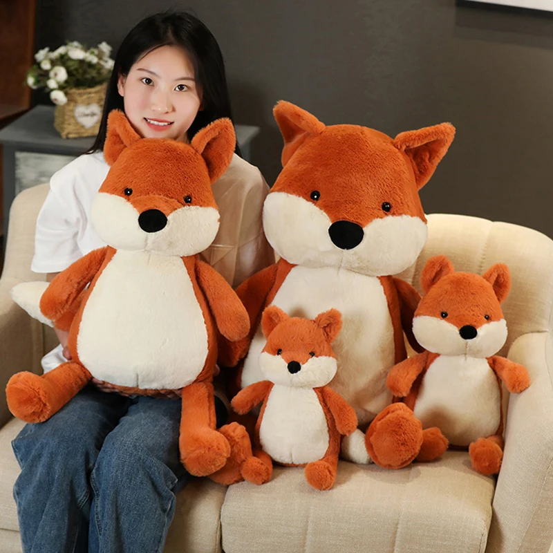 Ins Hot Sale 50/70/90cm Cute Cartoon Fox Plush Toys Soft Stuffed Animals Dolls Appease Baby Toys For Children Kids Birthday Gift