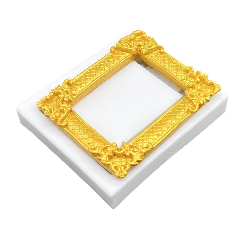 Photo Frame Silicone Mold Sugarcraft Chocolate Cupcake Baking Mold Fondant Cake Decorating Tools