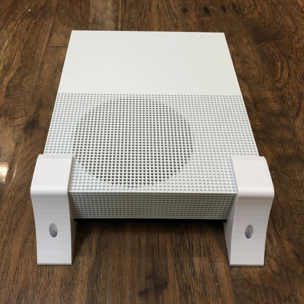 Soporte de montaje en pared para consola Microsoft Xbox One S X, soporte de pared con tornillo para accesorios xbox series x