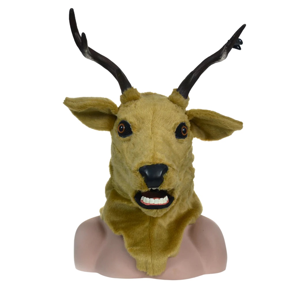 CBRL fursuit handmade  Cosplay party mask moving mouth deer mask