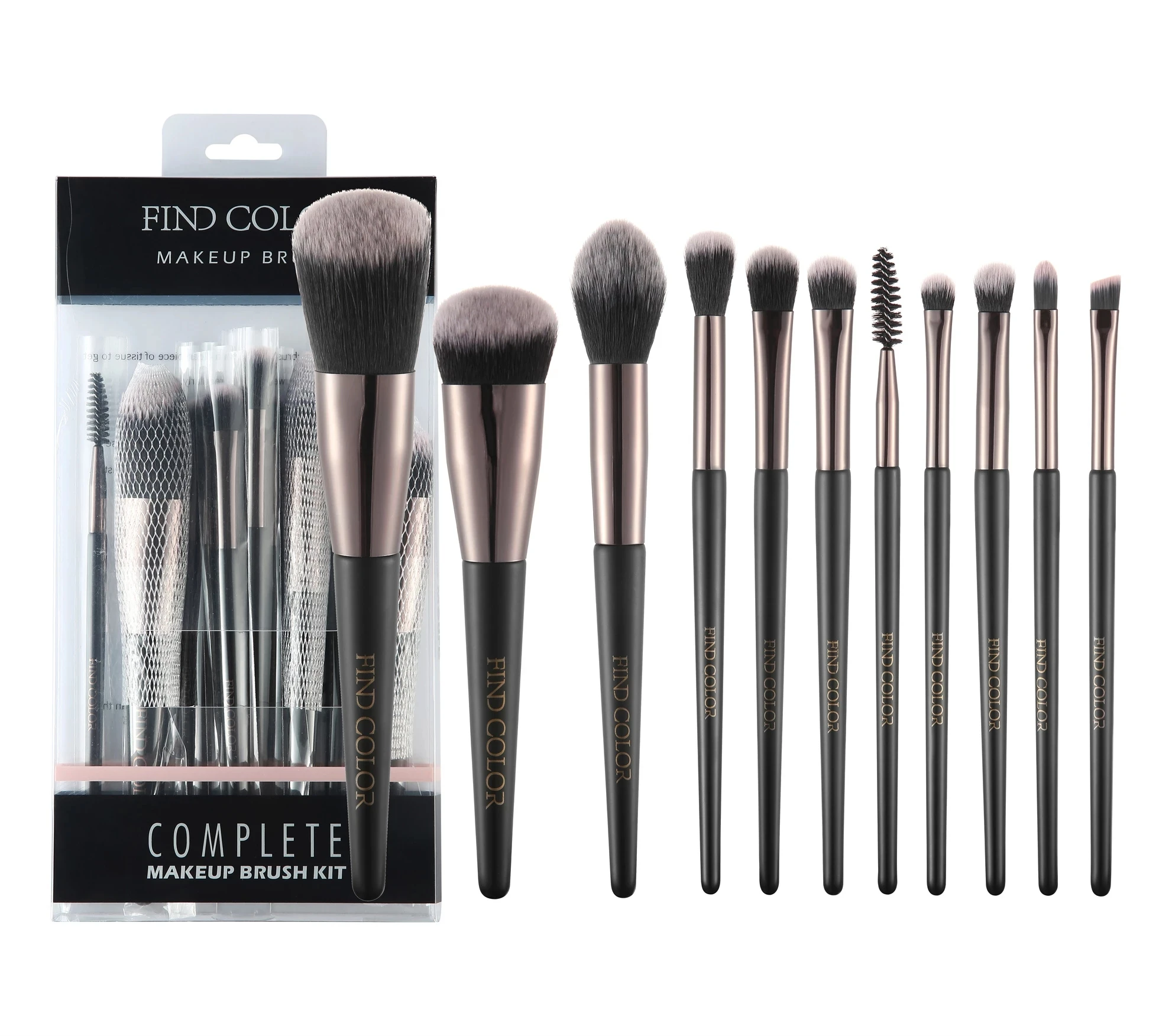 11pcs Makeup Brushes Set Professional Eyeshadow Foundation Blush Powder Eyeliner Eyelash Lip Make Up Brush Cosmetic Tool