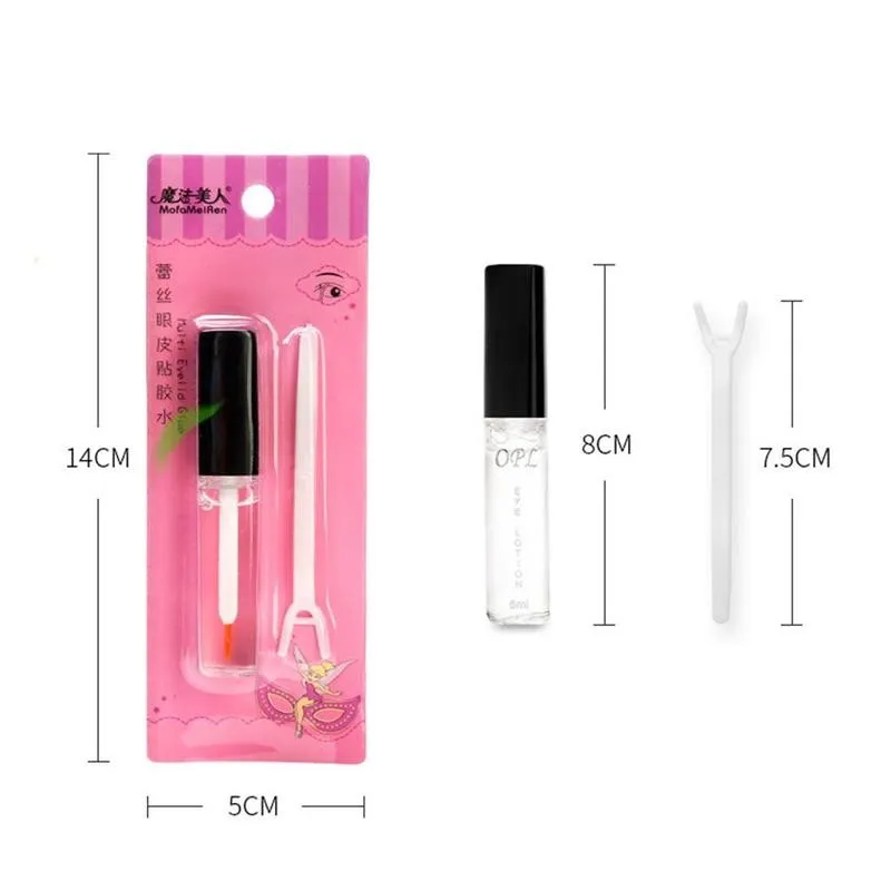 1pc Double Eyelid Glue Professional Invisible Transparent Big Eye Glue Gentle Super Stretch Fold Lift Eyes Styling Shaping Tools