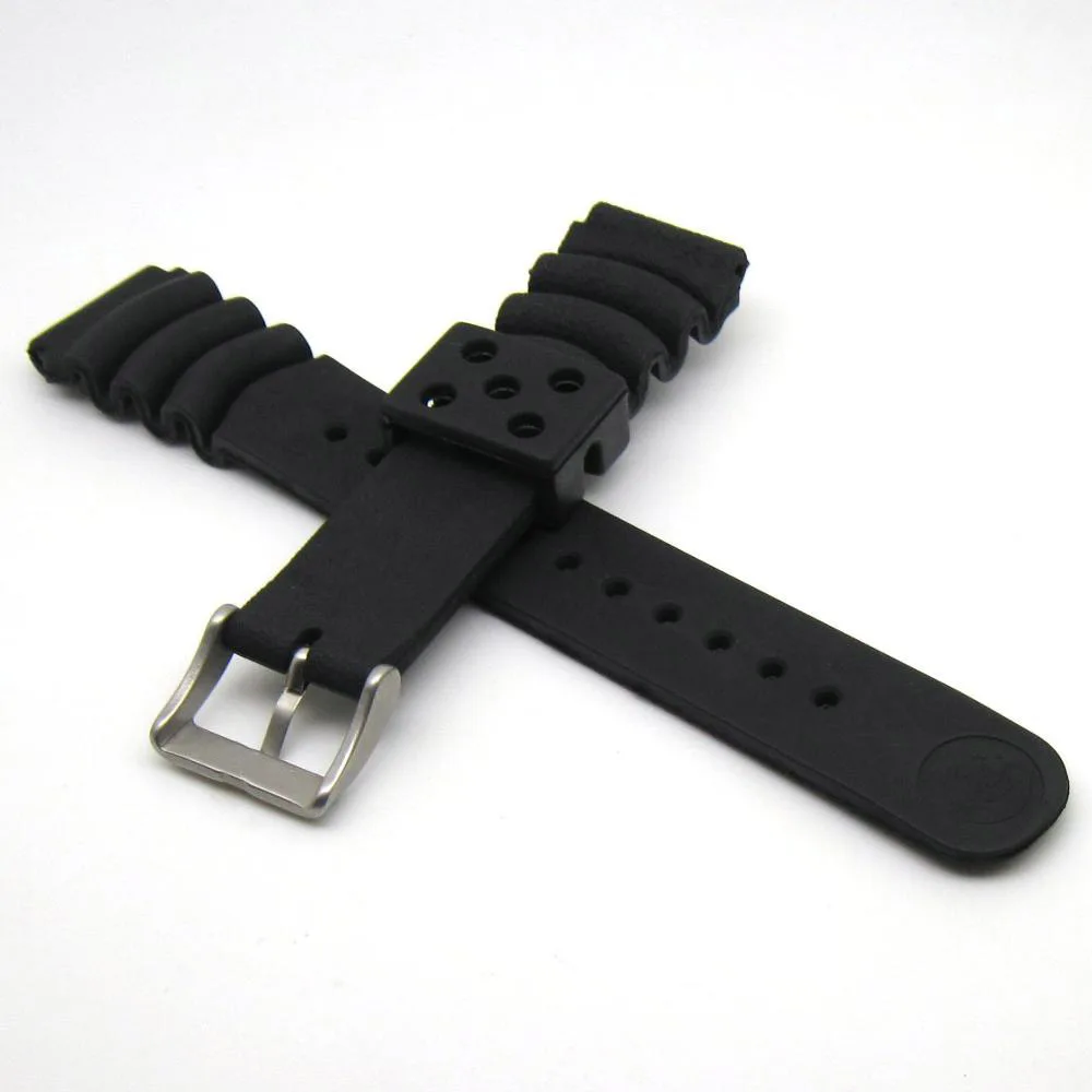 18mm 20mm 22mm 24mm Rubber PU Resin Watch Band Replacement Strap for Seiko Diver Scuba Durable Thick Sports Bracelet