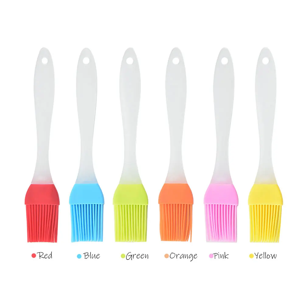 1PCS Silicone Baking Bakeware Bread Cook Brushes Pastry Oil BBQ Basting Brush Tool Kitchen Accessories Gadget Newest Brushes