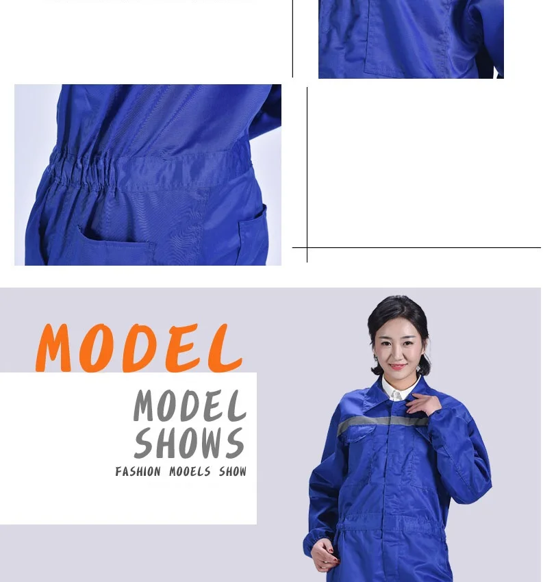 労働者つなぎ服男性/女性長袖オーバーオールフリー船安全反射ストリップ防塵汚れ保護制服ジャンプスーツ