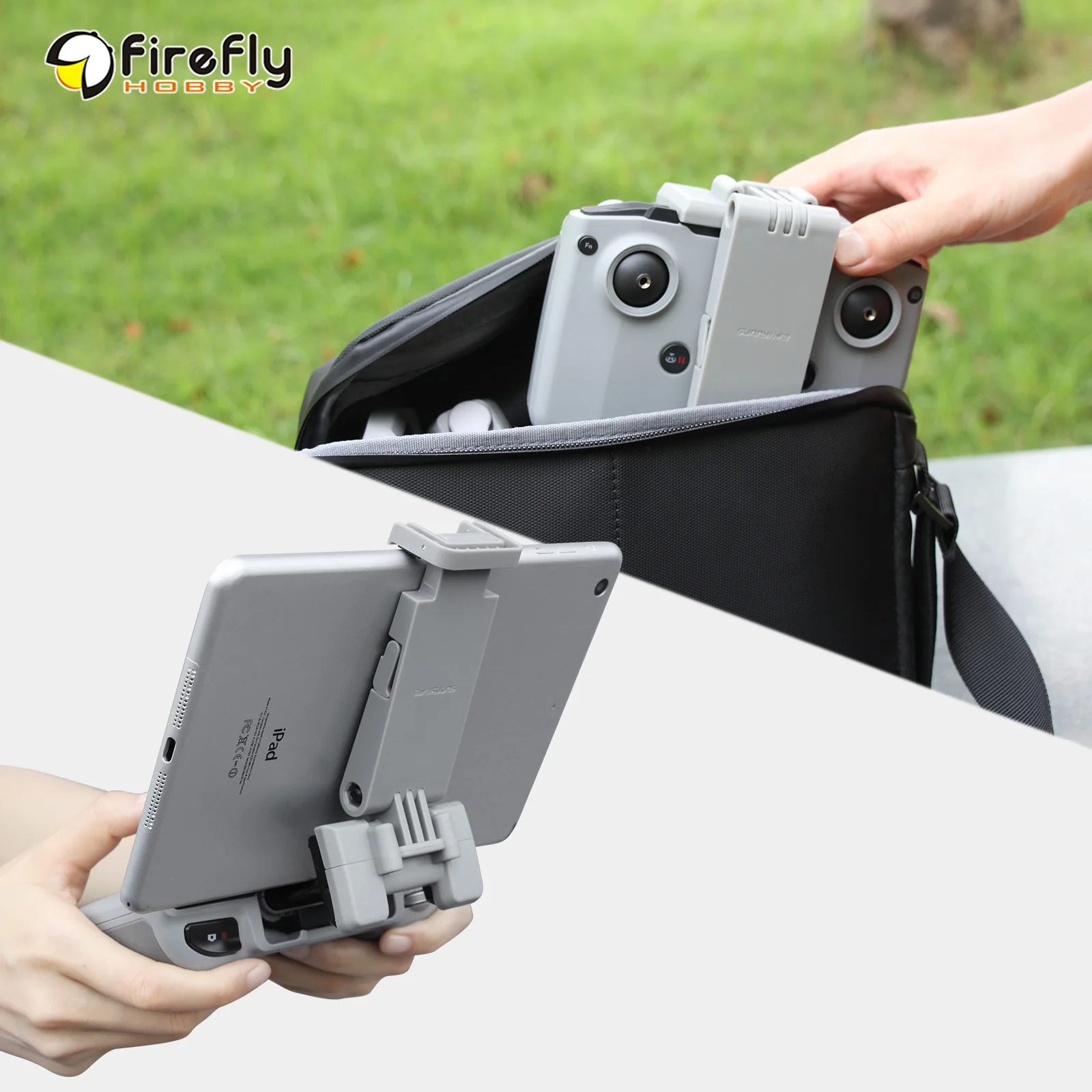 Sunnylife Tablet Holder Foldable Portable Bracket Clip for Mini 2/Air 2S/Mavic Air 2 Remote Controller