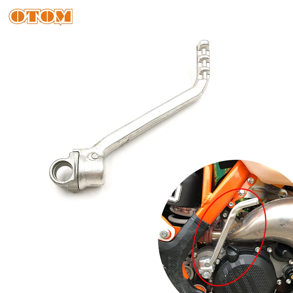 

OTOM New Motorcycle CNC Aluminum Forged Kick Start Lever Starter Pedal Arm 50433070044 15mm Hole For KTM HUSQVARNA SX XC-W TC TX