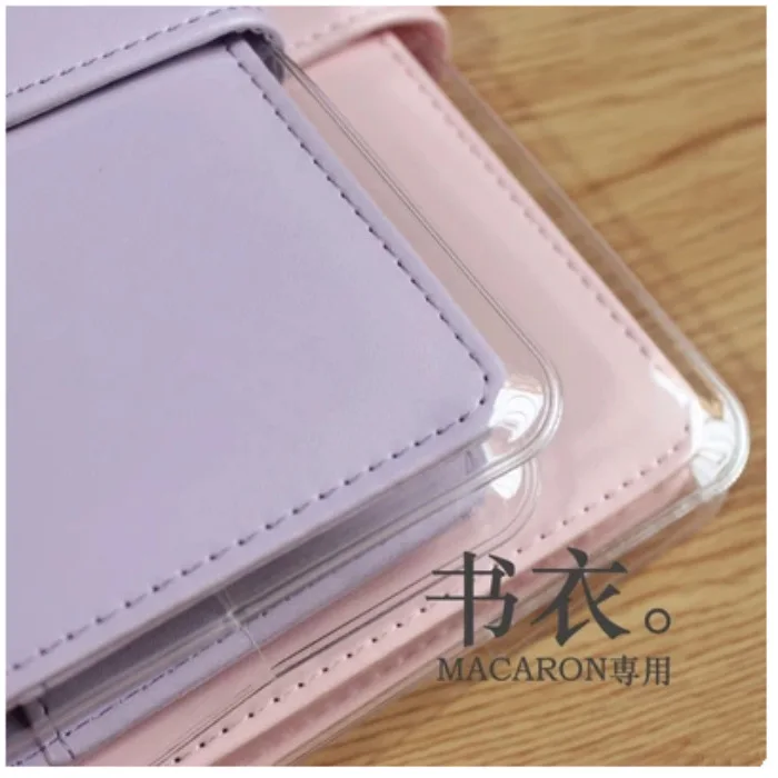 A6 Handbook Cover PVC Transparent Protective Film for Notebooks Notebook Case Can Be Customized Travelers Notebook Accessories