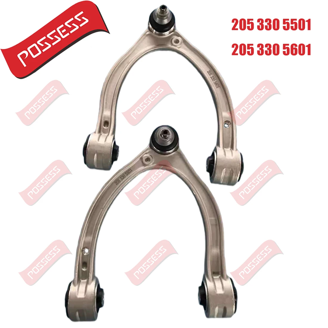 6 Pieces Front Upper And Lower Suspension Control Arm for Mercedes Benz C-class W205 GLC-Class  X253 C253  4Matic