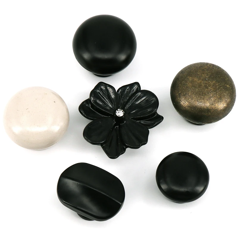 1x Retro Vintage Furniture Handle Knobs Cupboard Door Drawer Kitchen Cupboard Pull Hardware