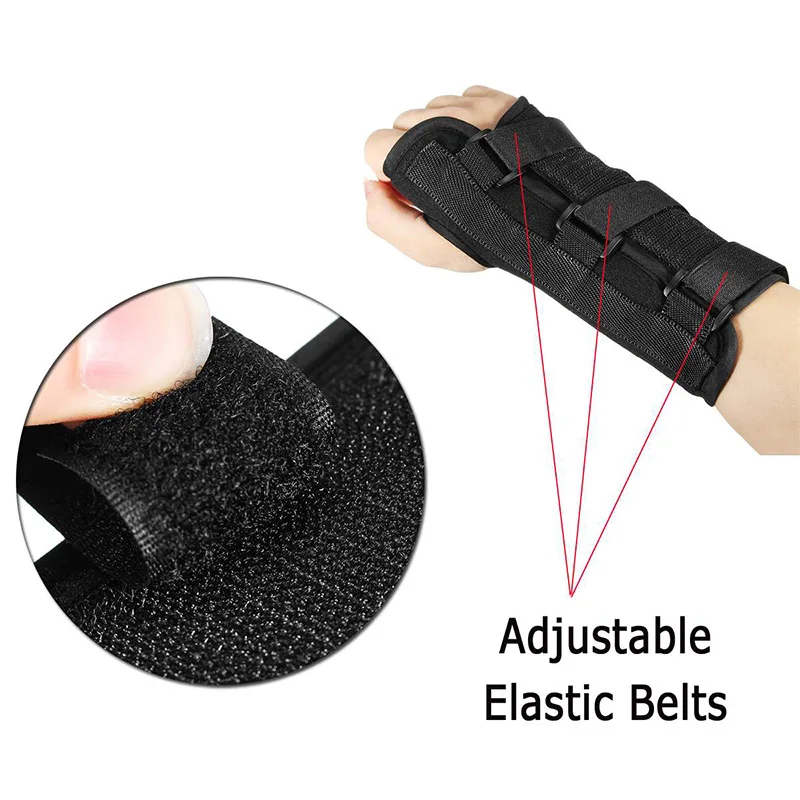 Carpal Tunnel Wristband Hand Support Pad Brace Sprain Forearm Splint Strap Protector Stabilize Right/Left Wrist Health Care Tool