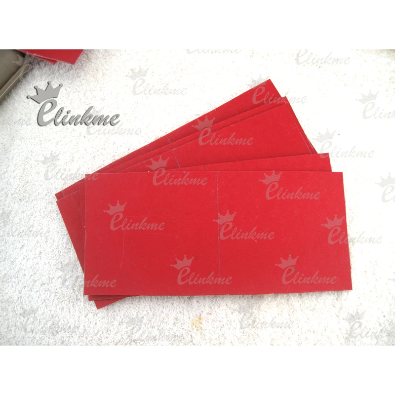 2pcs/lot,200mm*120mm*1.0mm ,Insulation gasket Red vulcanized fiber  Insulating paper Cache paper for knife handle