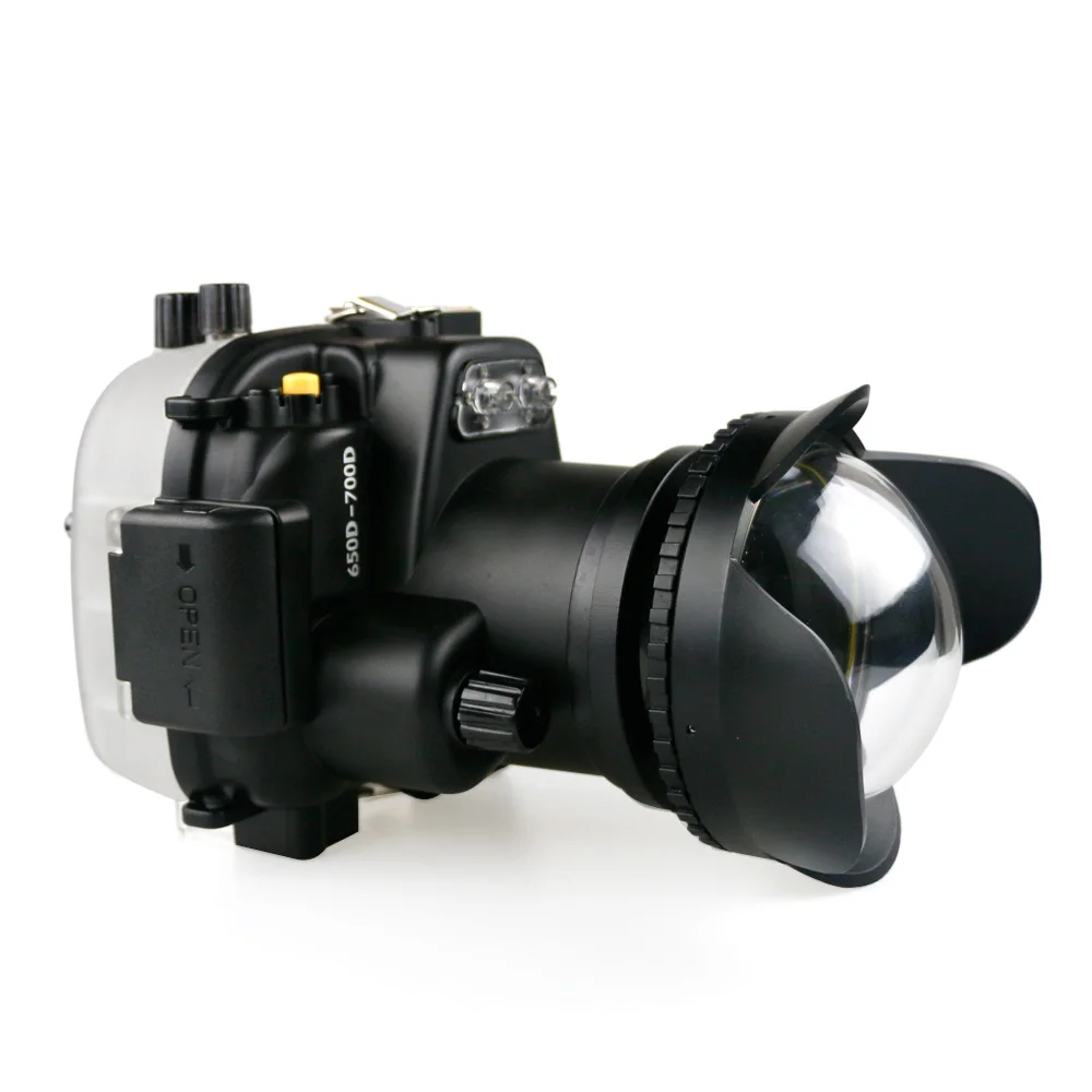 130FT/40M Underwater Depth Diving Case For Canon 70D 550D 600D 18-55mm Lens Waterproof Camera Housing Cover Box