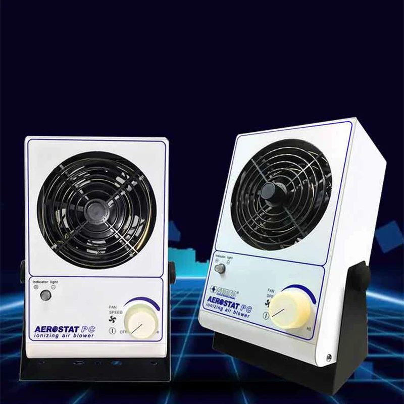 Eliminador estático de línea de montaje de ventilador de iones SL001, banco de trabajo/contenedor/placa de circuito, eliminación estática, voltaje automático de 110V/220V