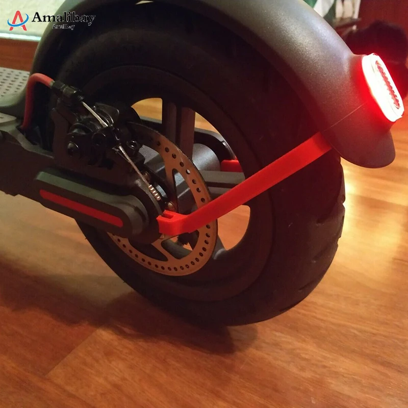 Electric Scooter Rear Mudguard Support for Xiaomi M365 Pro Fender Protection Cable Rear Tail Light M365 Scooter Accessories Part