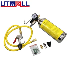 A/C AC Air Conditioner System Flush Canister Gun Kit R134 R12 R22 R410 R404 Set Air conditioning flush cooling Air gun