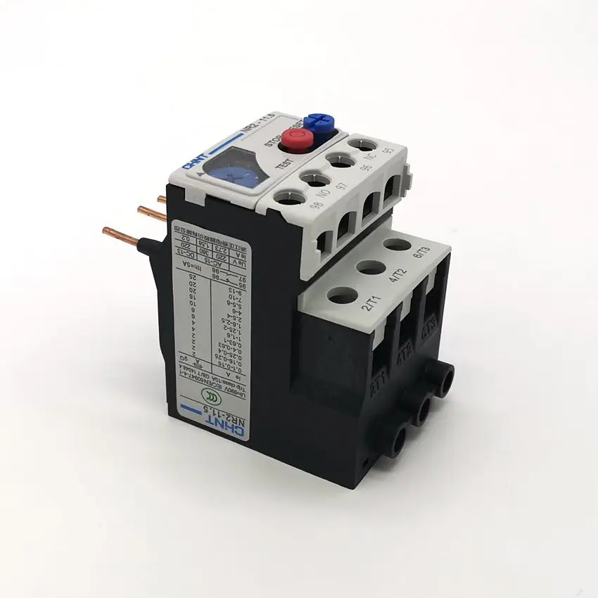 CHINT NR2-11.5/Z Thermal Overload Relay 0.4-0.63A 0.63-1A 1-1.6A 1.25-2A 1.6-2.5A 2.5-4A 4-6A 5.5-8A 7-10A 9-13A