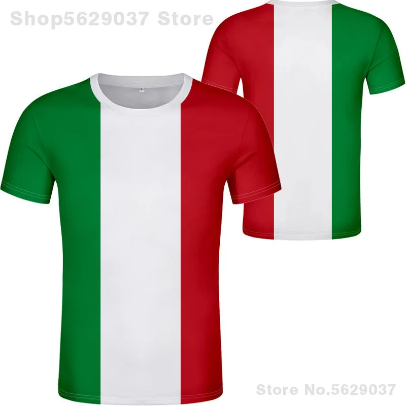 Italy T Shirt Diy Free Custom Made Name Number Ita T-Shirt Nation Flag It Italian Country Italia College Print Logo Text Clothes