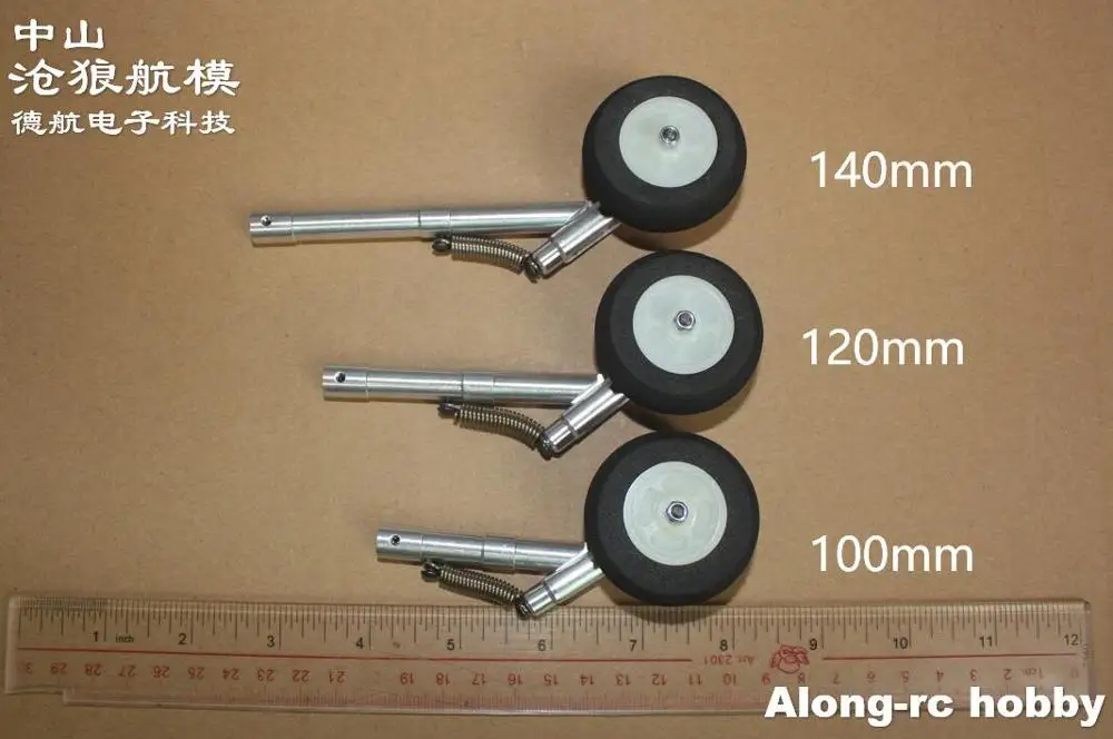 Trépied d'amortissement des chocs à vis sans fin pour train d'atterrissage à genoux arrière, adapté au modèle d'avion RC, avion à jet souterrain, pièce de rechange bricolage, 2 pièces