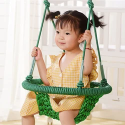 Nest Swing Chair Baby Garden Weaving Seat Swing Toys Kids Playground Outdoor Equipment Playset Hanging Rope Net Chair