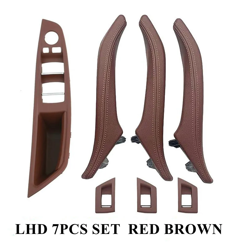 Linkslenker LHD-Leder-Innentür-Zuggriff-Montageset für BMW 5er F10 F11 F18 520 523 525 528 530 535