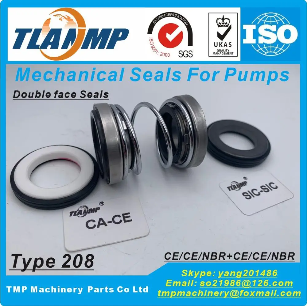 208-20 Double Face TLANMP Mechanical Seals | Shaft Size 20mm, Outer Size 35mm