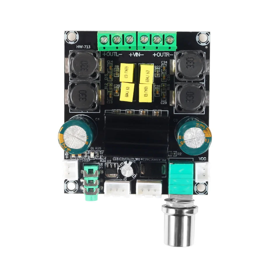 TPA3116D2 TPA3116 듀얼 채널 스테레오 고전력 디지털 오디오 전력 증폭기 보드 2*120W Amplificador DIY 모듈 XH-M543