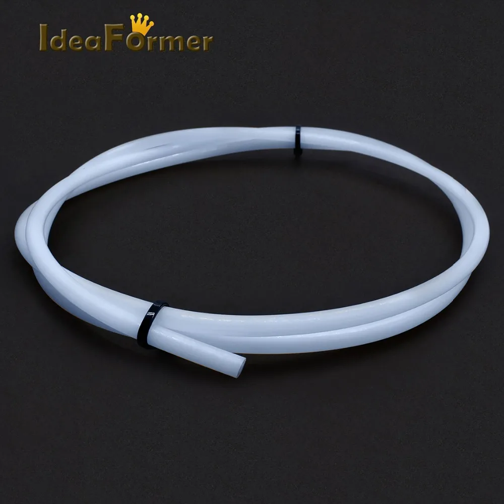 1M PTFE Rohr 1mm 2mm 3mm 4mm 6mm 8mm Teflonto Rohr weiß Für 1,75mm/3,0mm Filament 3D Drucker Teile Bowden Extruder V5/V6 J-kopf – Detail 5