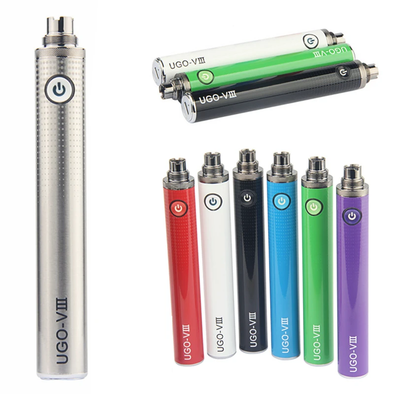 1300mah UGO VIII Battery Vision Micro Evod Passthrough Charger Electronic Cigarette Ego 510 Thread UGO V Vape E Cigs Kit