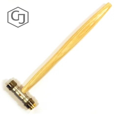 Bergeon 30417 Watchmaker Hammer Bi-Materials Nylon & Brass Ends