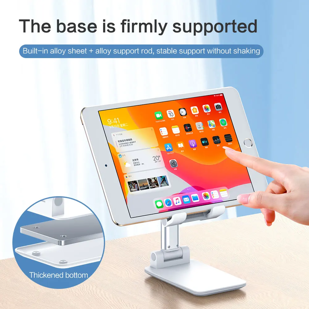 

SmartDevil Phone Holder Foldable Stand Holder for iPhone 12 Pro Max Adjustable Desk Holder Stand for iPhone 11 Pro Max X XS XR 8